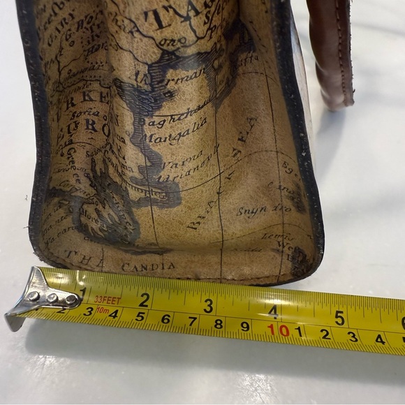 Patricia Nash-European Map-Rienzo Satchel / Shoulder Bag NWOT - Picture 12 of 16